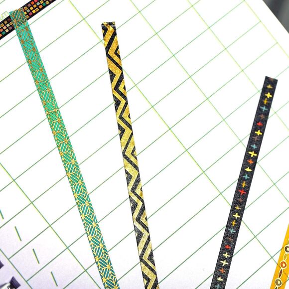 26 Rolls Washi Tape Multicolor Metallic Crafts Scrapbook Junk Journal Gift Wrap - Picture 9 of 14